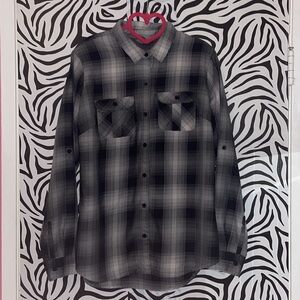 Black & white flannel 🖤